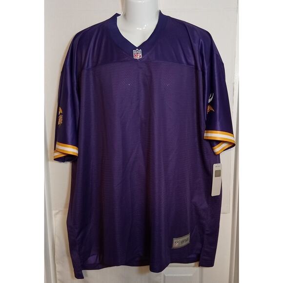 Minnesota Vikings Pro Line Vintage Black Purple Jersey Men's Large - Picture 1 of 6
